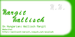 margit wallisch business card